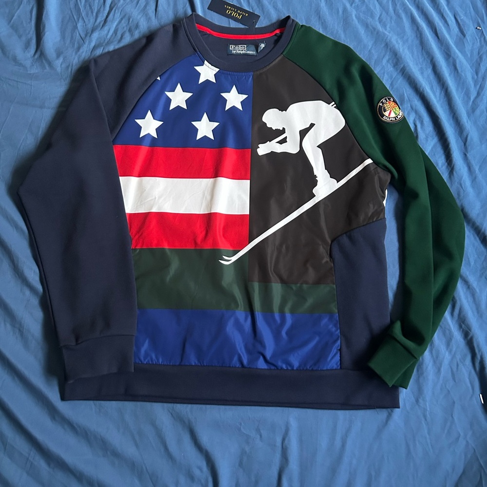 Ralph Lauren Green Polo Sweatshirt